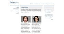 Desktop Screenshot of betterwaymediation.co.uk